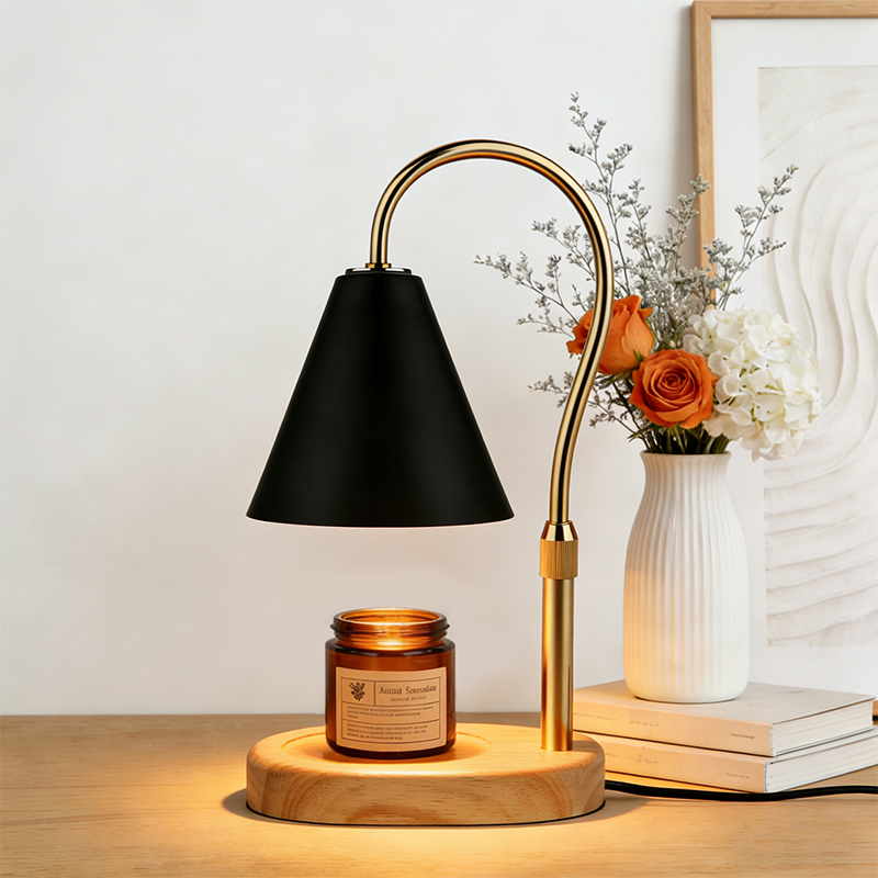 Room Decor Lighting Lamp - Black Candle Warmer Lamp Kitchen Countertop