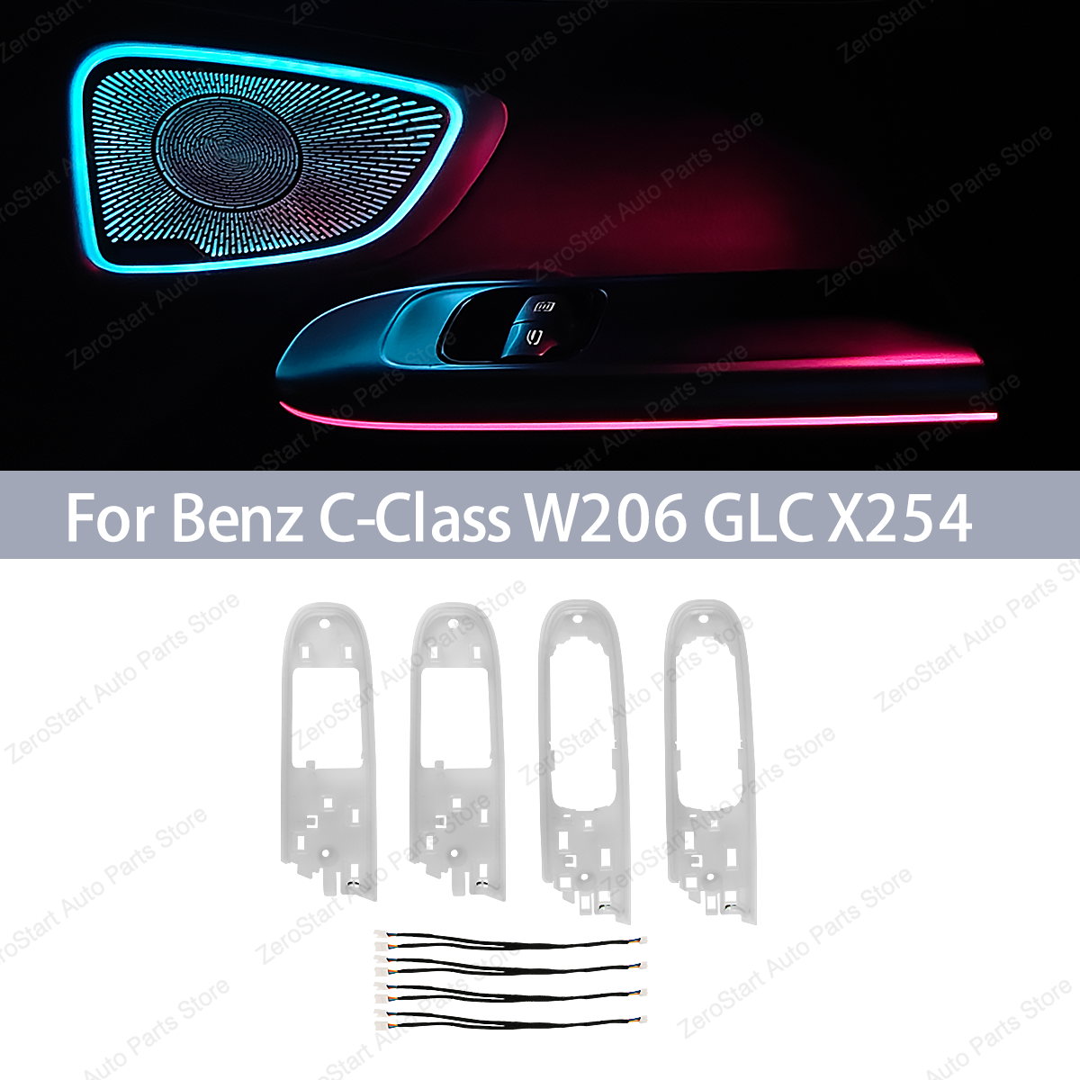 Lighting Decor Inc - 64 Color Car LED For Mercedes