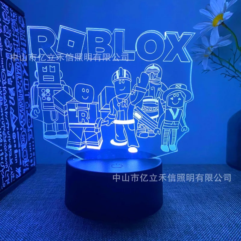 Room Decor Lighting Lamp - Game Peripheral Roblox 3D Night Light