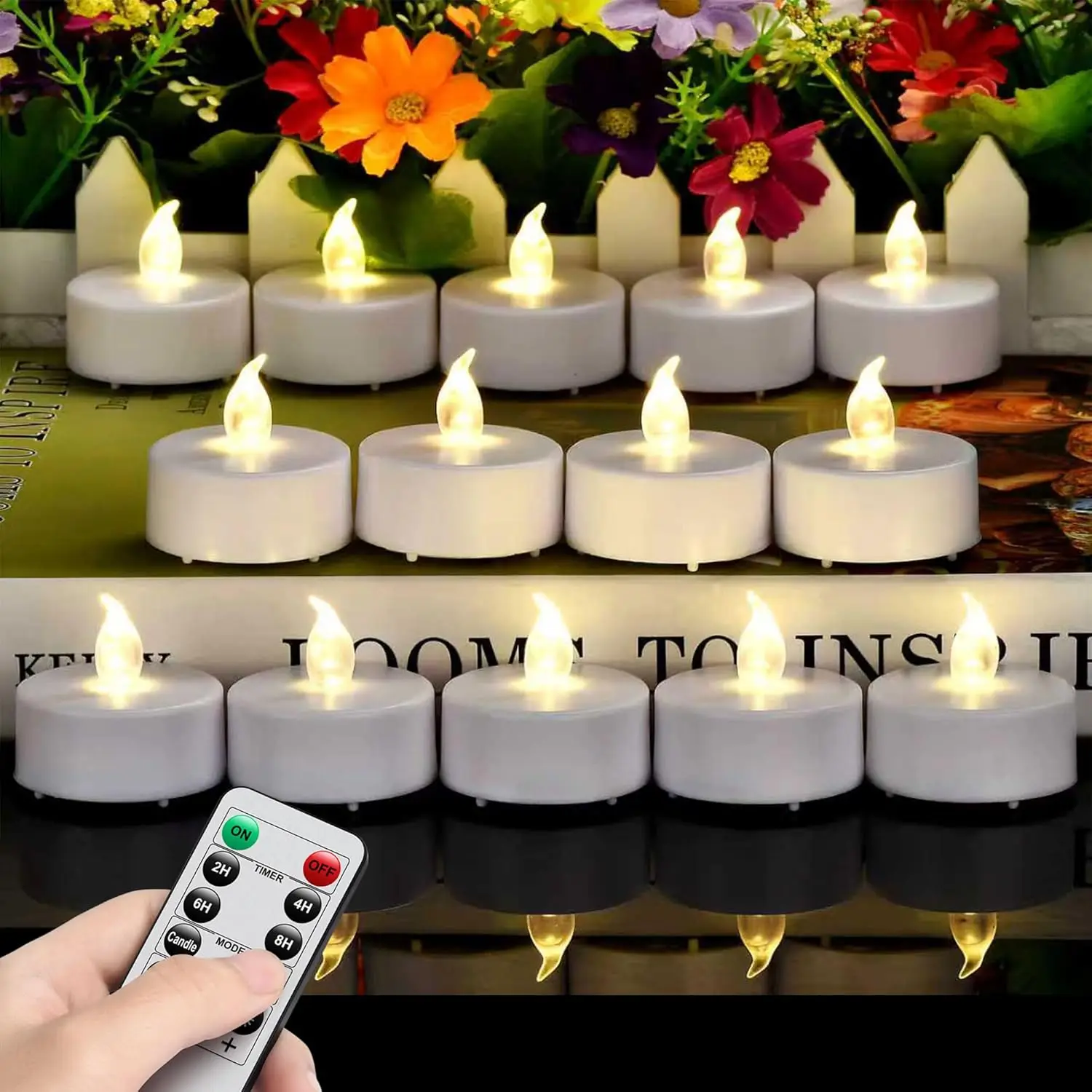Decor Lighting Hours - Remote Control Flameless LED Tea Light