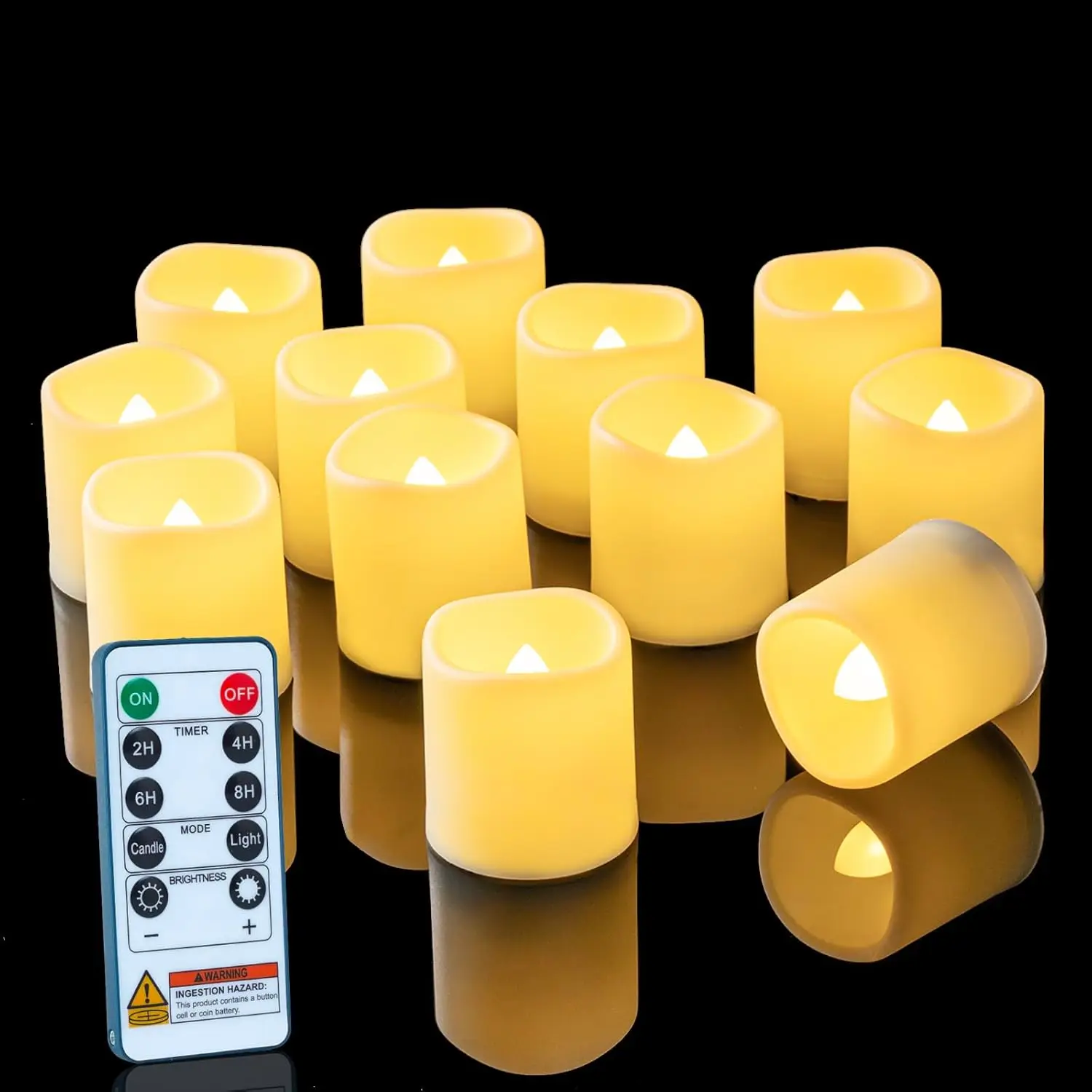 Decor Lighting Hours - 400+ Hour Remote Control LED Candles