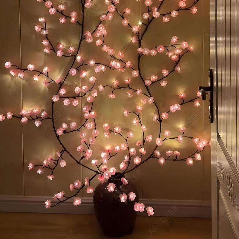 Wall Decor Lighting Tree - Cherry LED Tree Branch Light USB