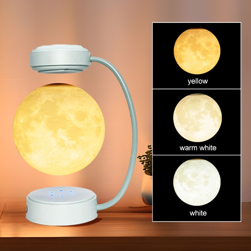 Unique Lighting Decor - Levitating Moon Lamp,Floating in Air Freely