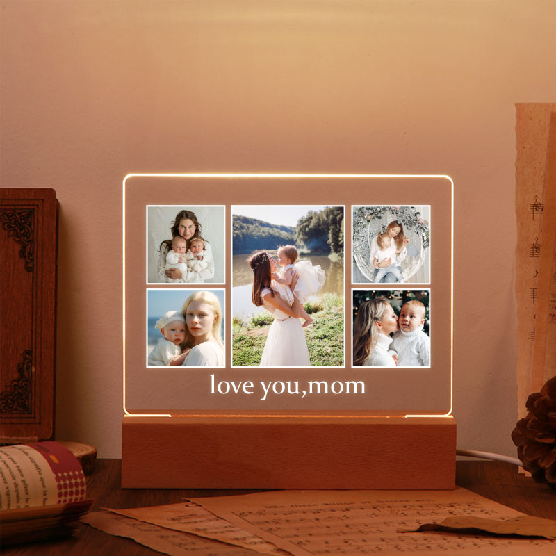Lighting Decor Photos - Custom photo acrylic LED lamp, personalized
