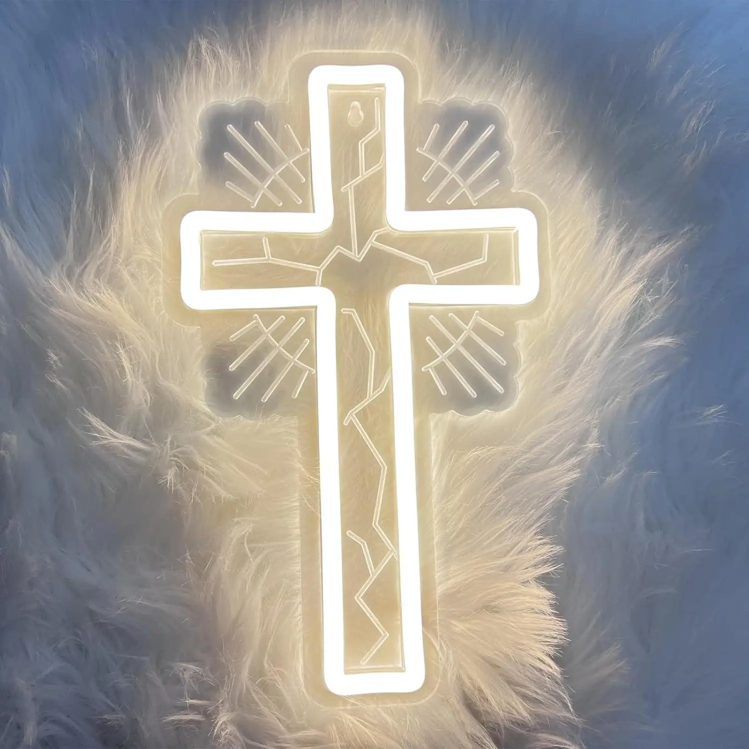 Cross Neon Sign Christian Cros - đánh giá và giá Room Decor Lighting Lamp