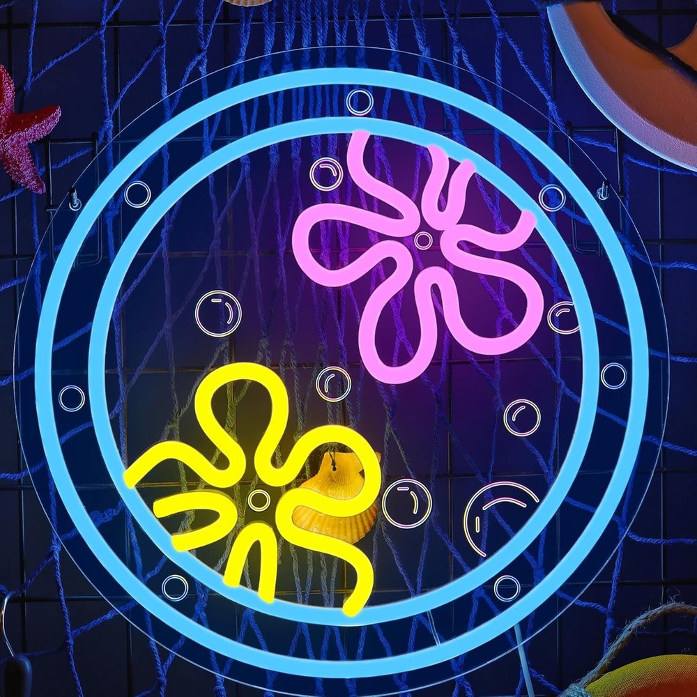 Anemone Neon Sign LED USB Dimm - đánh giá và giá Bathroom Lighting Decor Ideas