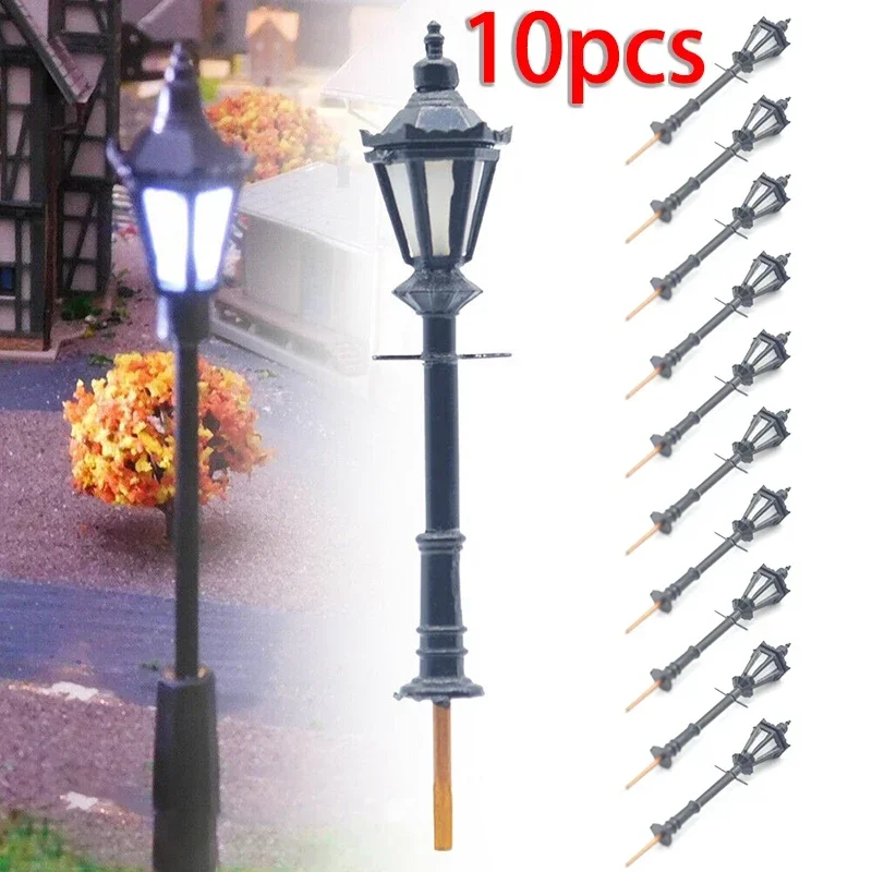 10Pcs Model Street Lights Scal - đánh giá và giá Wall Decor Lighting Tree