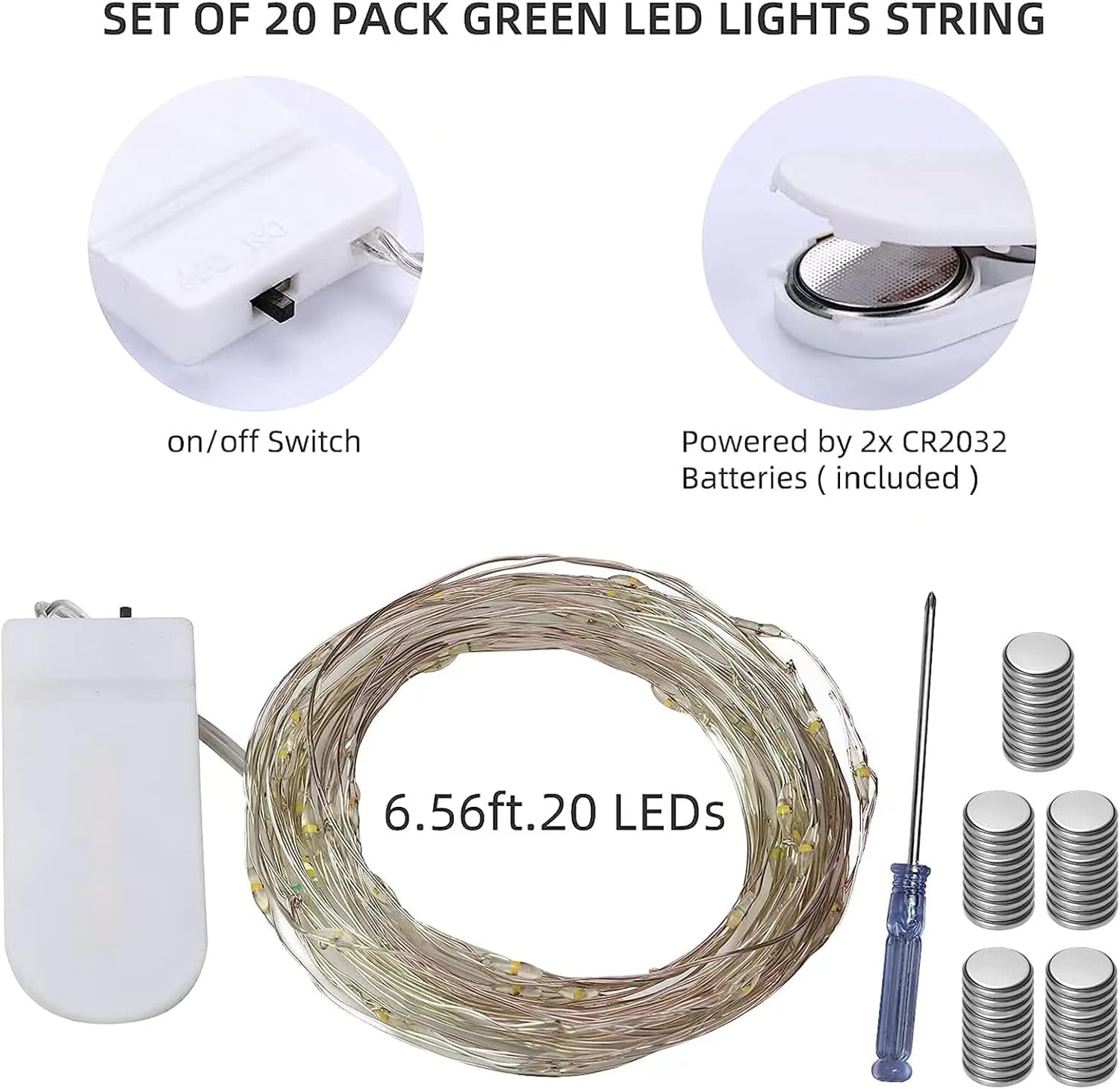 20 Pack Fairy Lights Battery O - đánh giá và giá Lighting Christmas Decor