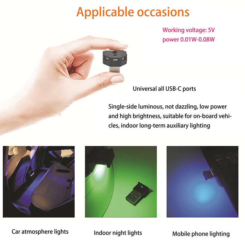 TYPE-C LED Car Ambient Light M - đánh giá và giá Lighting Decor Inc