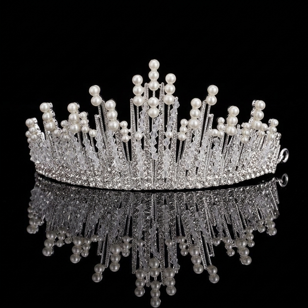 Bridal Pearl Crown Headpiece E - đánh giá và giá Elegant Decor & Lighting Llc