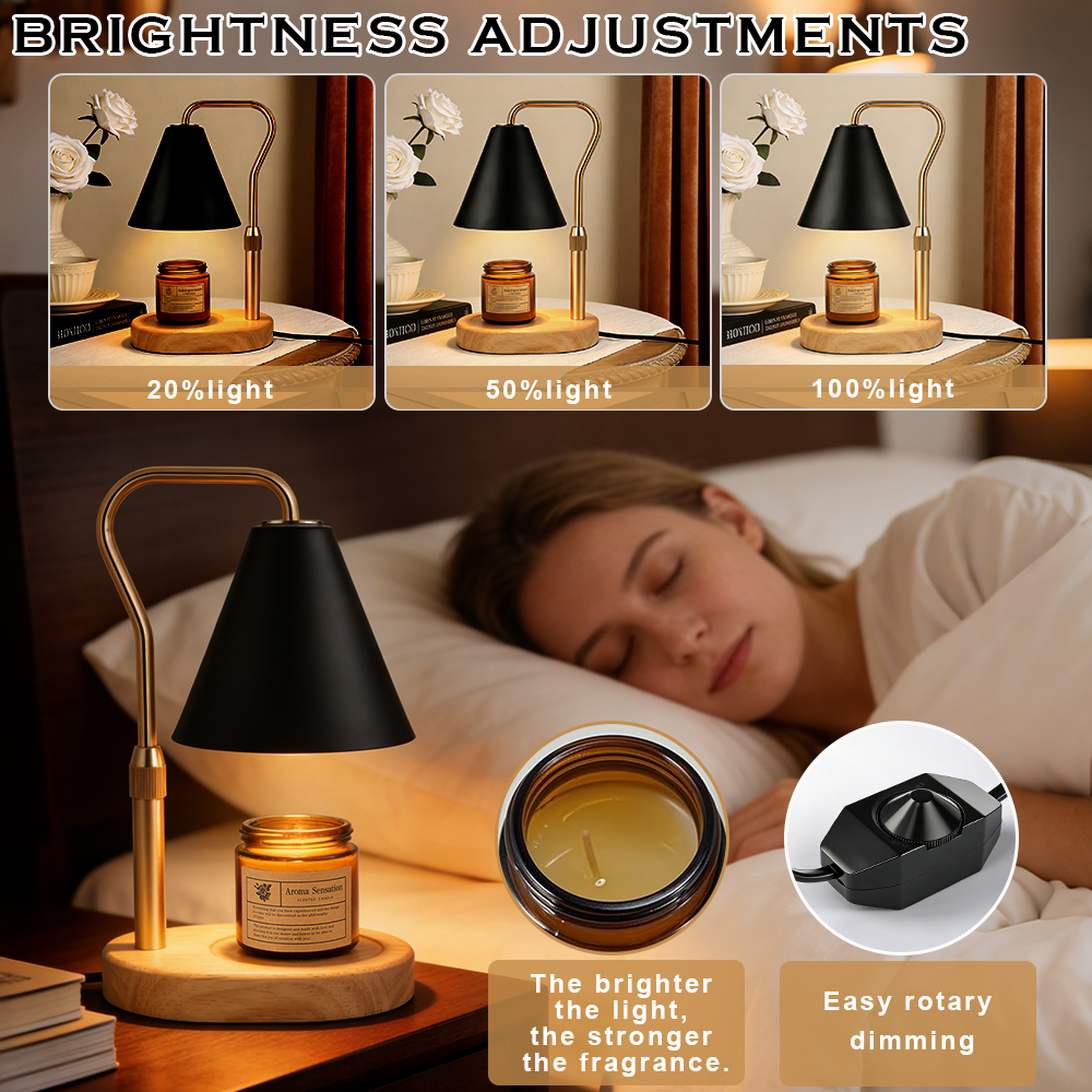 Black Candle Warmer Lamp Kitch - đánh giá và giá Room Decor Lighting Lamp
