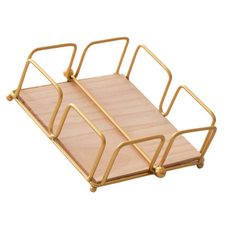 Modern Napkin Holder with Wood - đánh giá và giá Elegant Decor & Lighting Llc