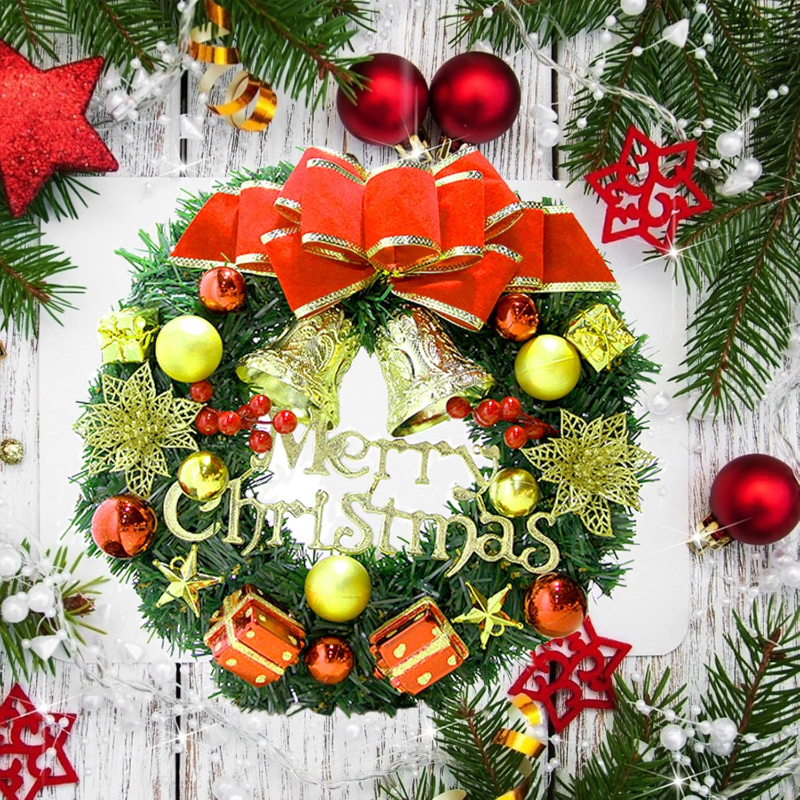 Artificial Pine Christmas Wrea - đánh giá và giá Wall Decor Lighting Tree