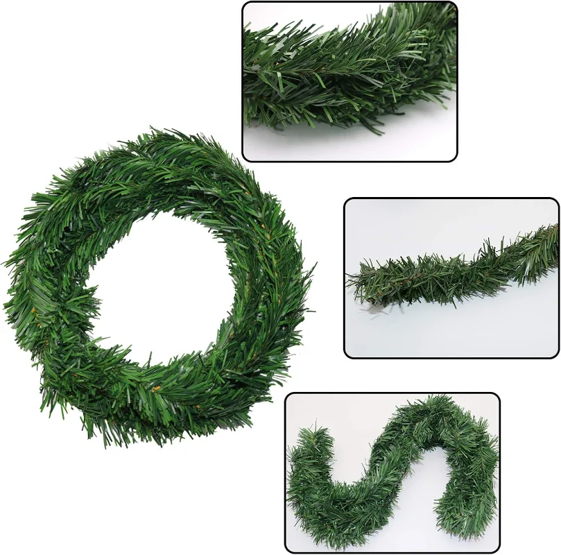 Artificial Pine Christmas Wrea - đánh giá và giá Wall Decor Lighting Tree