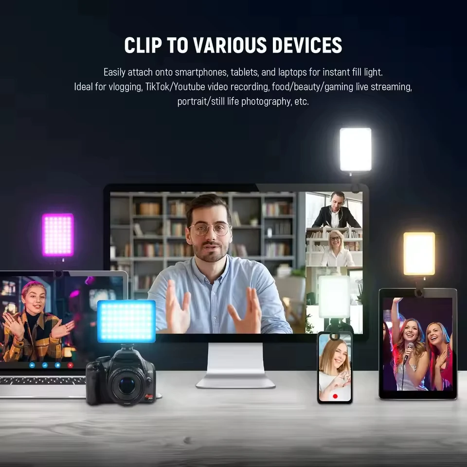 Mini RGB LED Fill Light Portab - đánh giá và giá Lighting Gallery