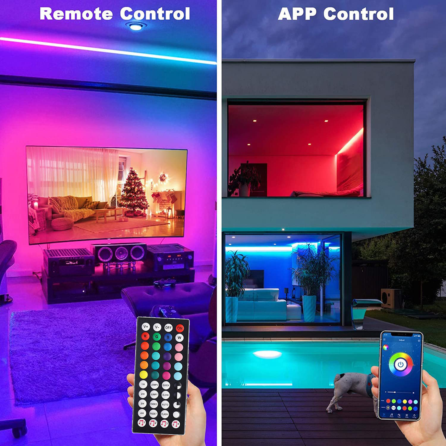 RGB LED Strip Lights Music Syn - đánh giá và giá Decor Lighting Hours