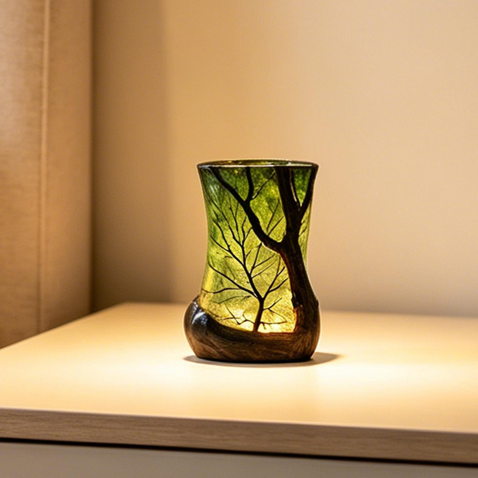 Bedside Table Lamp Forest Nigh - đánh giá và giá Room Decor Lighting Lamp