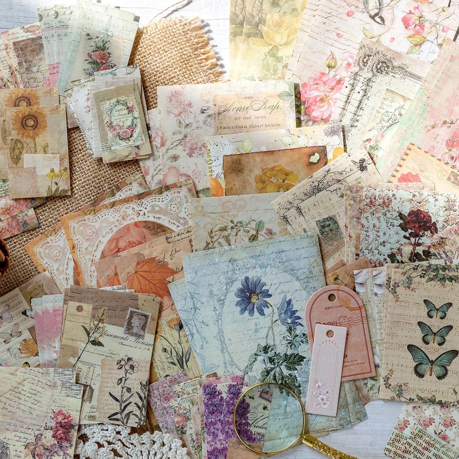 100pcs/pack Decor Scrapbook Vi - đánh giá và giá Lighting Decor Photos