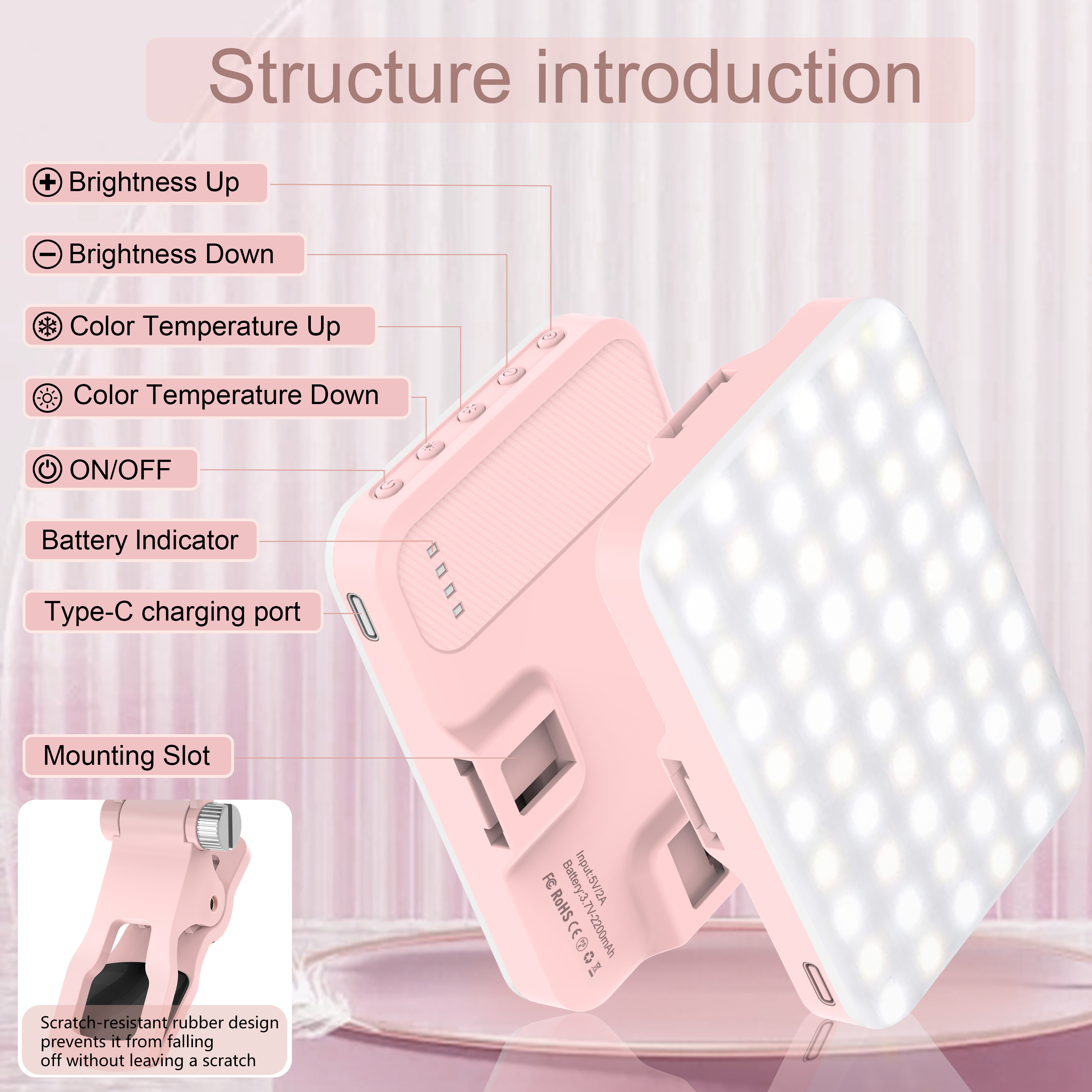 LED Selfie Light 60 High Power - đánh giá và giá Lighting Gallery