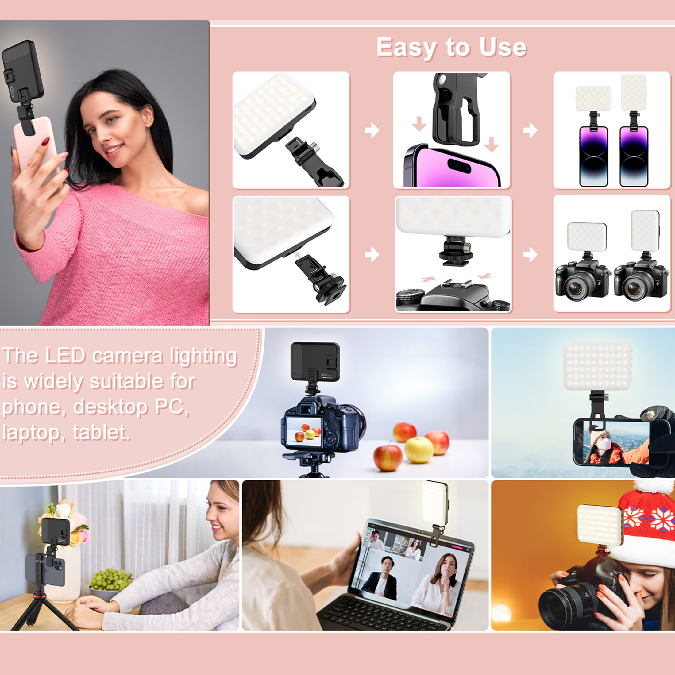 LED Selfie Light 60 High Power - đánh giá và giá Lighting Gallery
