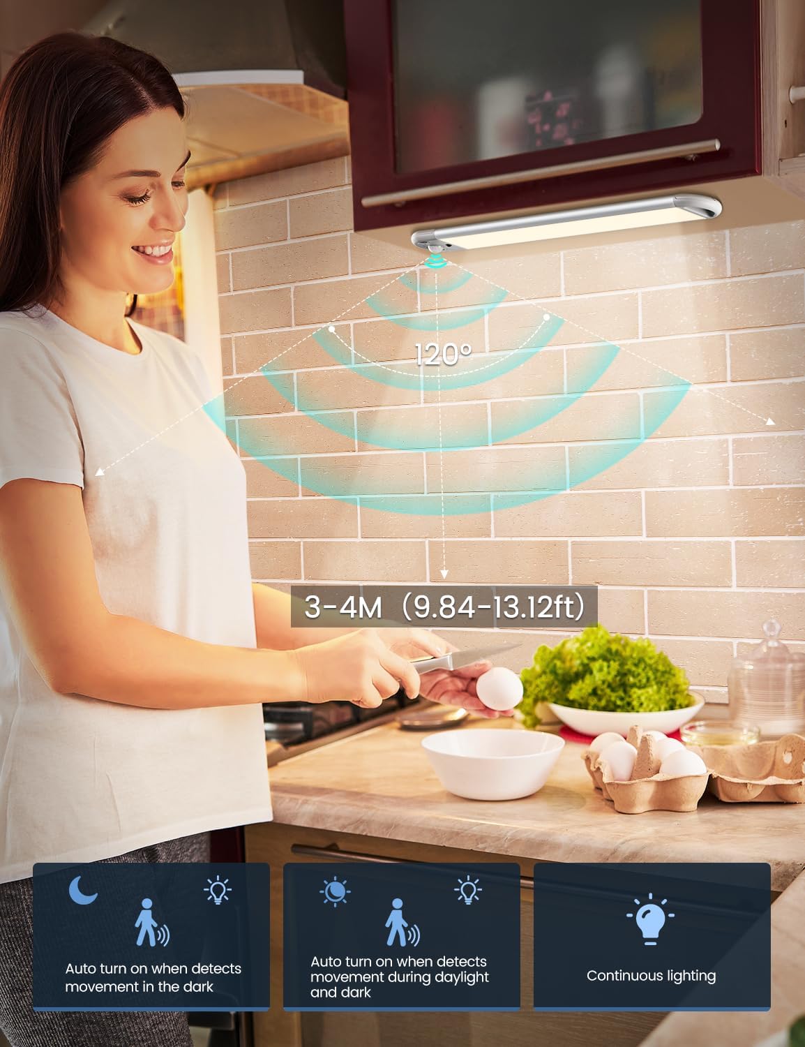 Motion Sensor Kitchen Light LE - đánh giá và giá Lighting Decor Inc