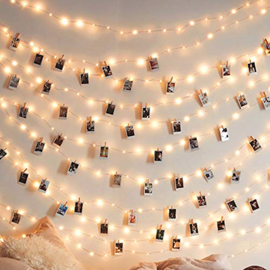 50 LEDs 20 Photo Clips String  - đánh giá và giá Lighting Decor Photos