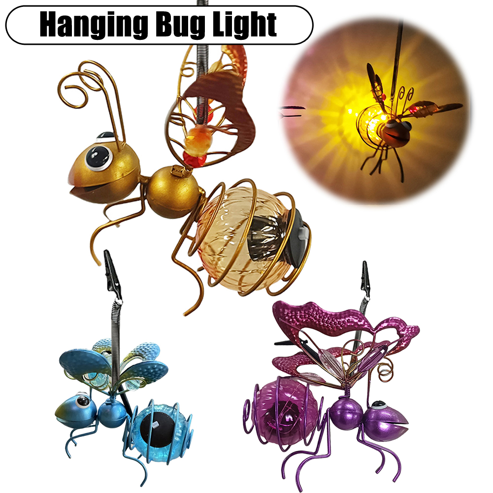 Solar Powered Hanging Bug Ligh - đánh giá và giá Lighting Bug Decor