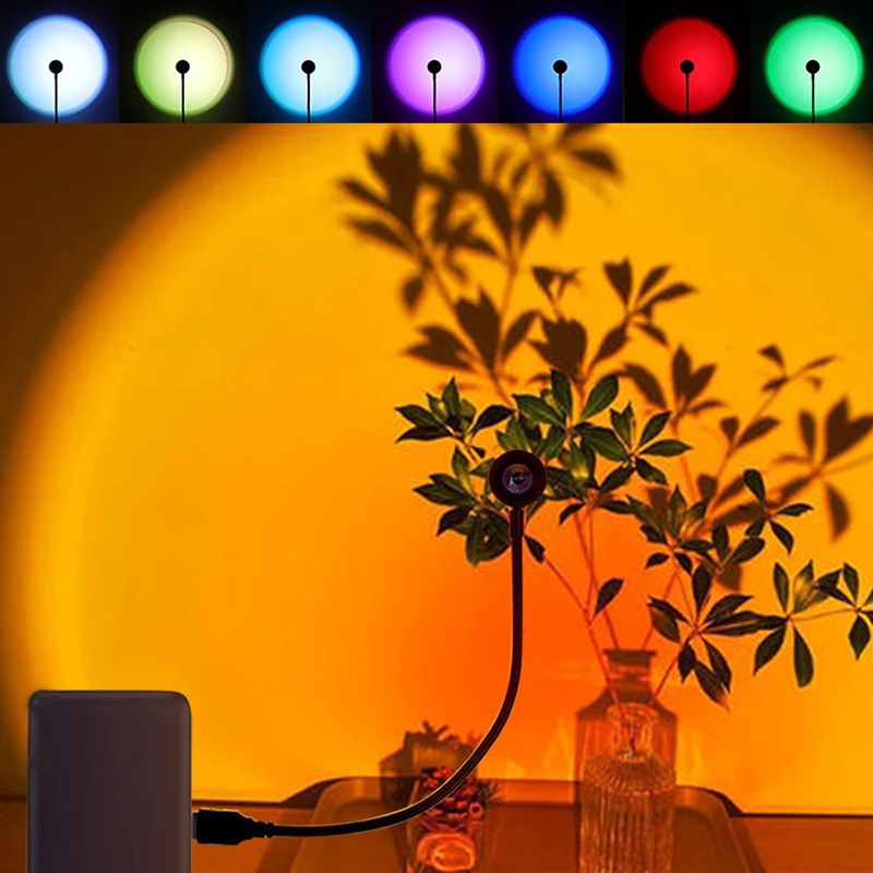 LED USB Sunset Lamp Projector  - đánh giá và giá Lighting Gallery