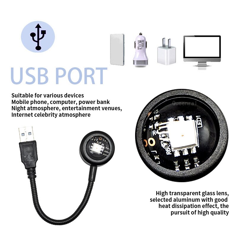 LED USB Sunset Lamp Projector  - đánh giá và giá Lighting Gallery