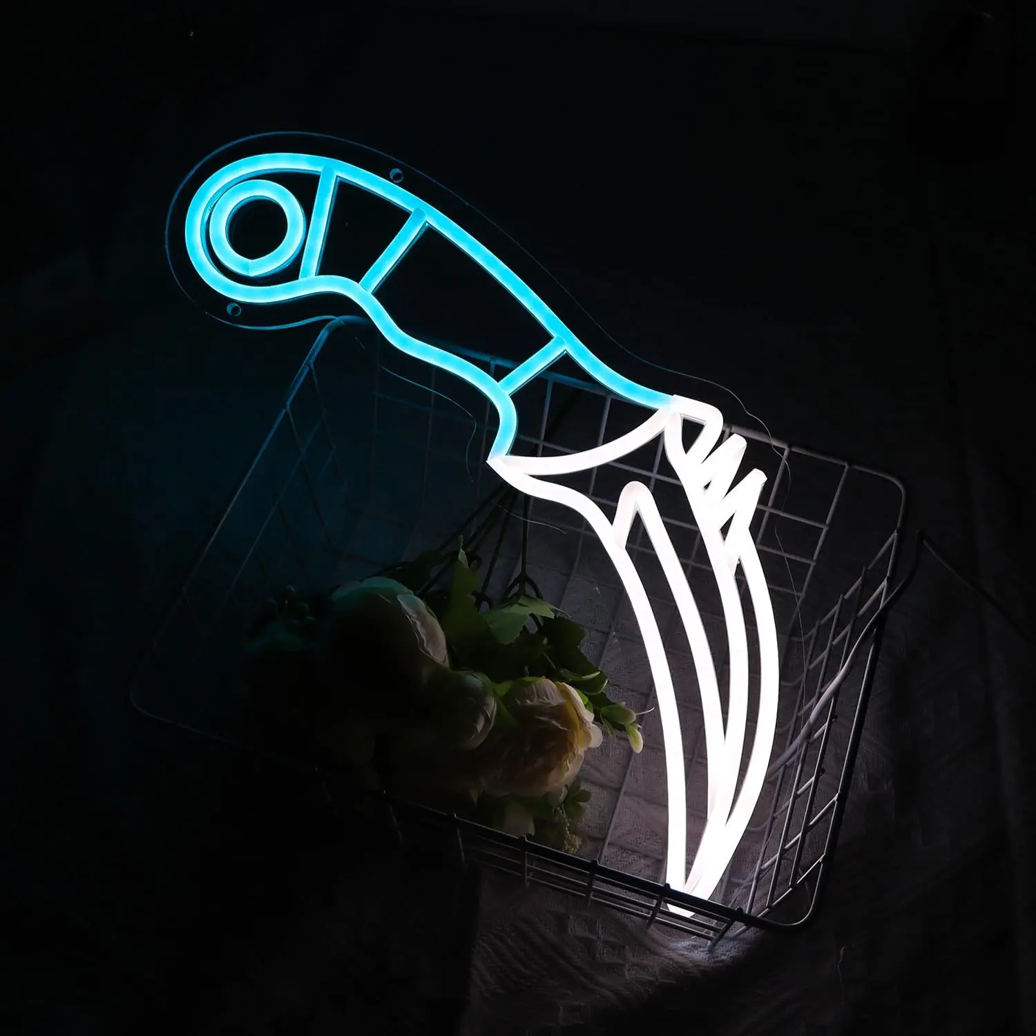 Blue White Dagger Knife Neon S - đánh giá và giá Unique Lighting Decor