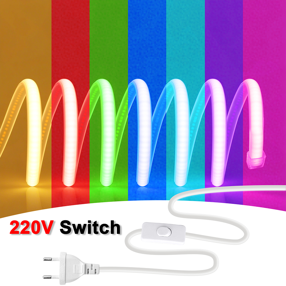 220V Switch Power COB LED Neon - đánh giá và giá Decor Lighting Hours