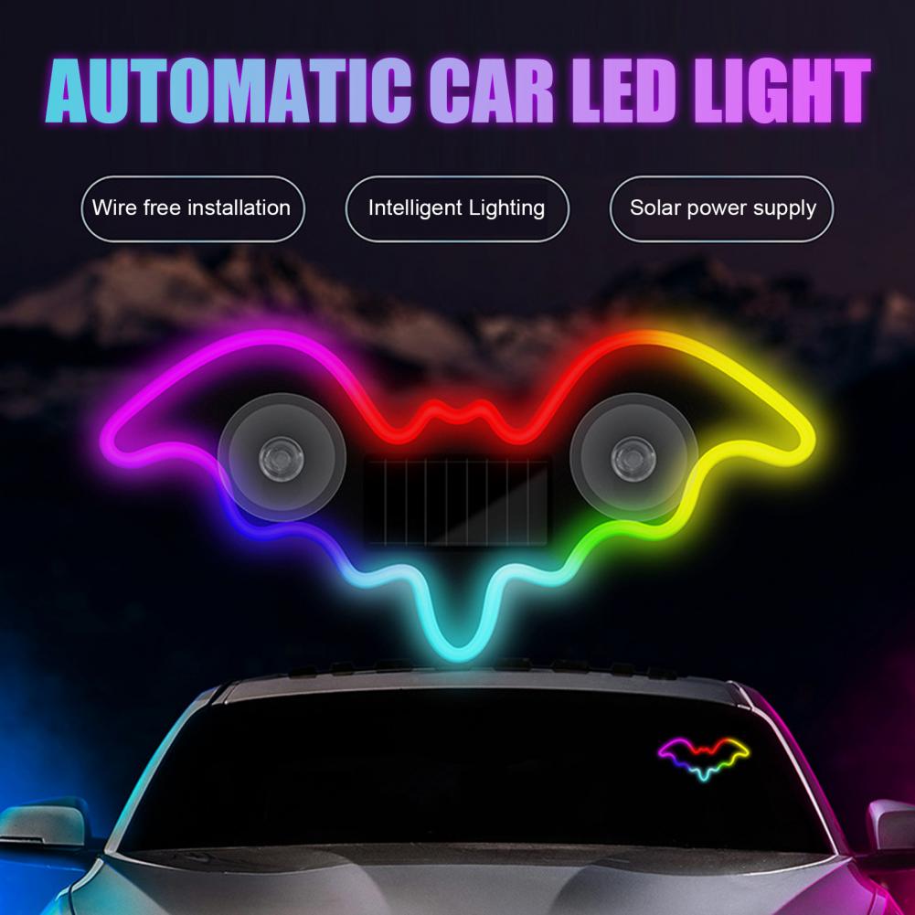 Solar Bat Shape LED Car Window - đánh giá và giá Unique Lighting Decor