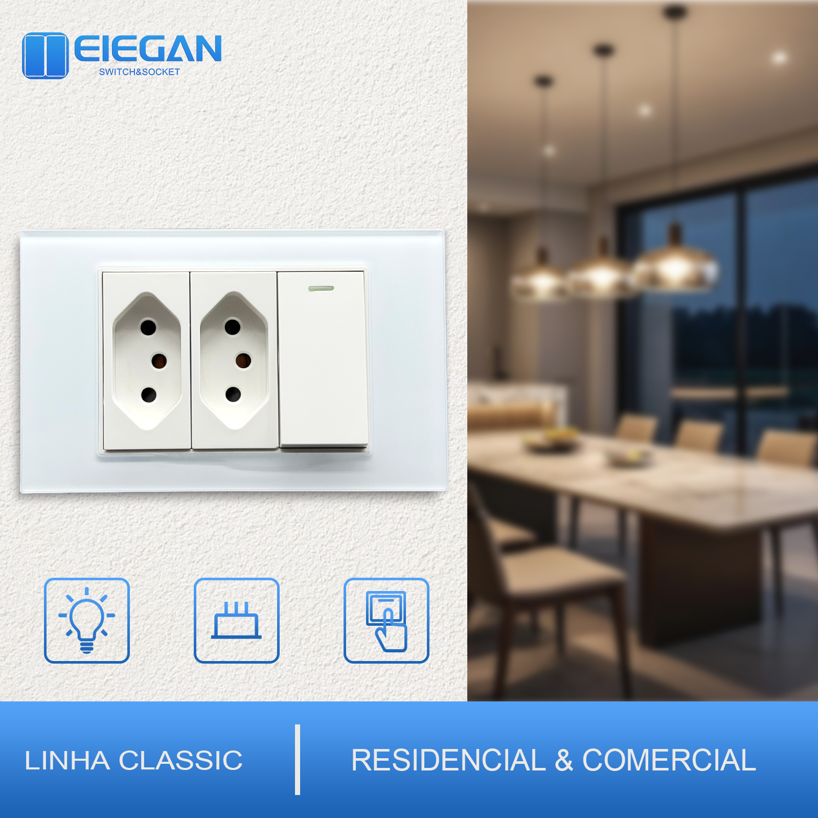 ELEGAN 118mm White Brazil Temp - đánh giá và giá Lighting Decor Inc