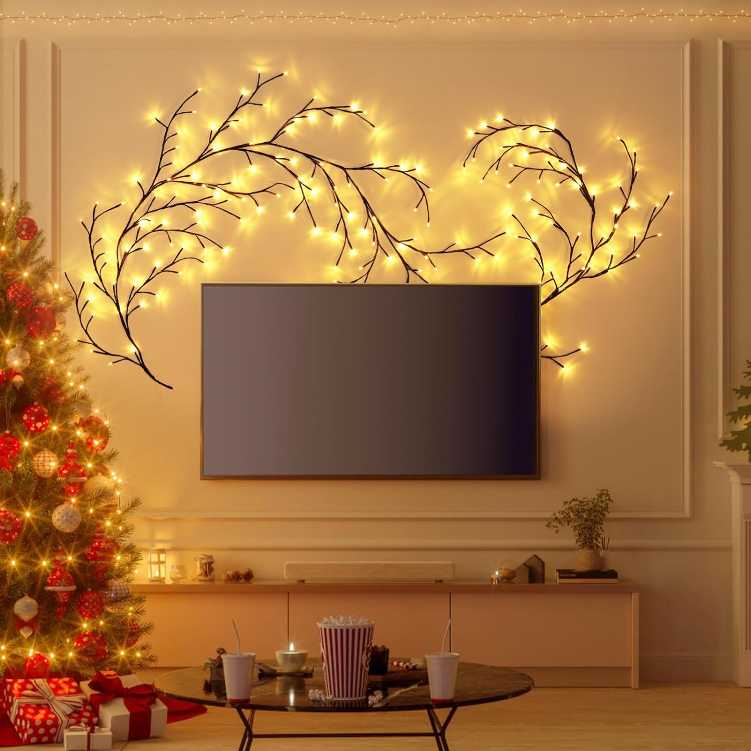 DIY Night Light for Wall Bedro - đánh giá và giá Wall Decor Lighting Tree