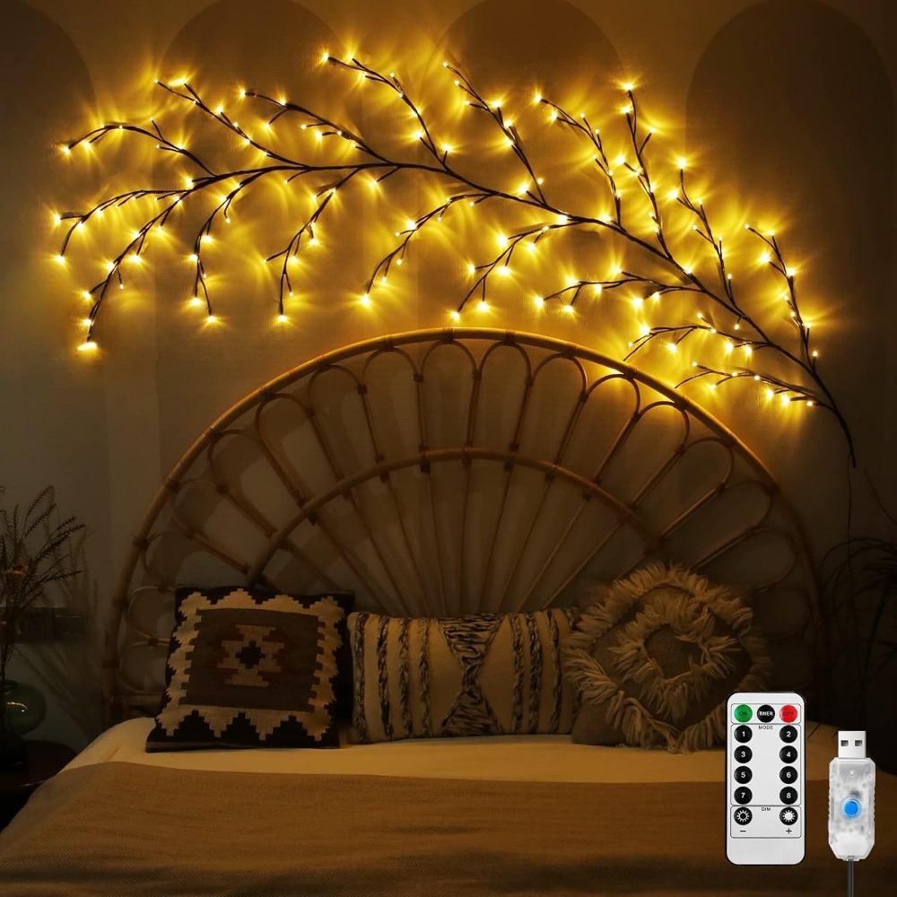 DIY Night Light for Wall Bedro - đánh giá và giá Wall Decor Lighting Tree