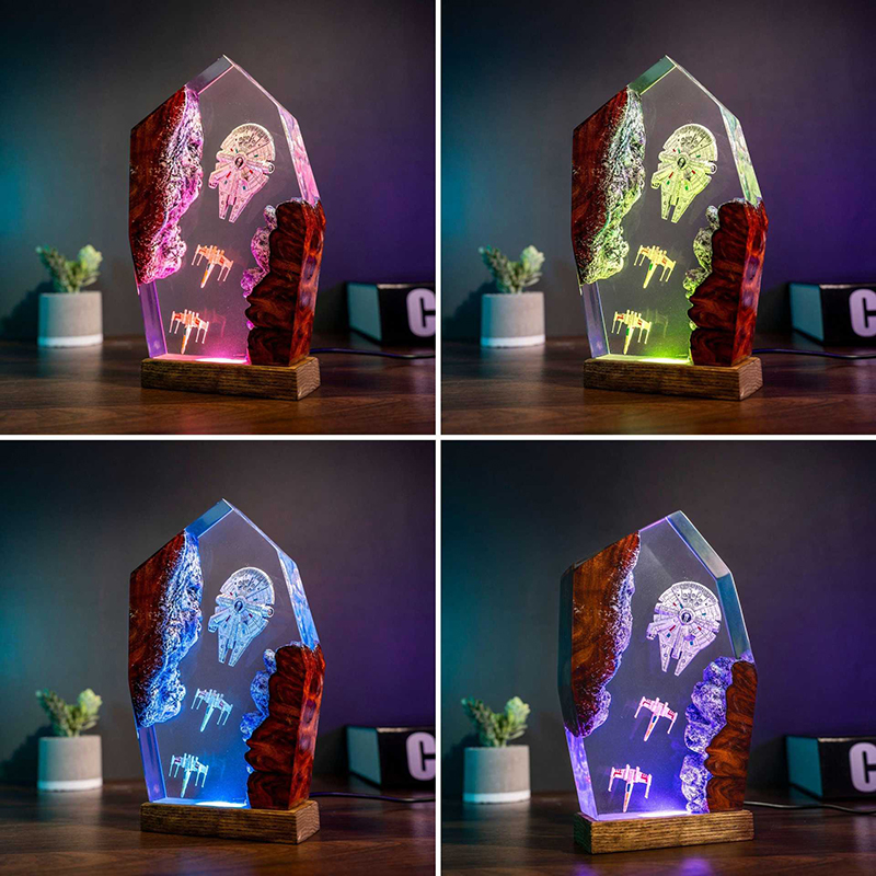 Table Resin Lamp Universe War  - đánh giá và giá Lighting Christmas Decor
