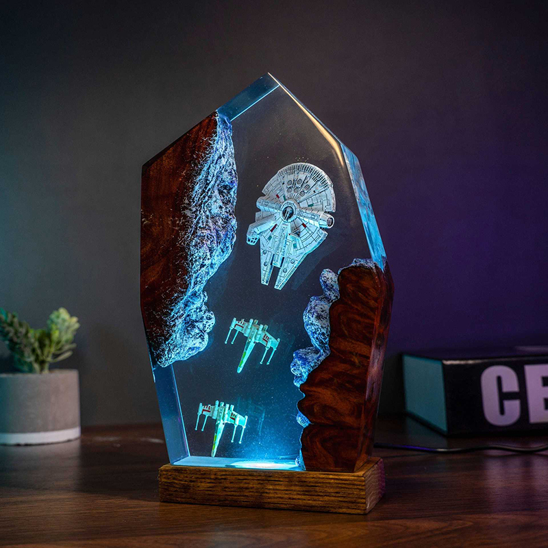 Table Resin Lamp Universe War  - đánh giá và giá Lighting Christmas Decor