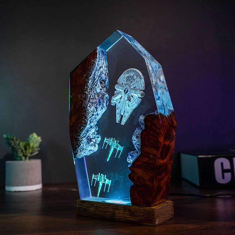 Table Resin Lamp Universe War  - đánh giá và giá Lighting Christmas Decor