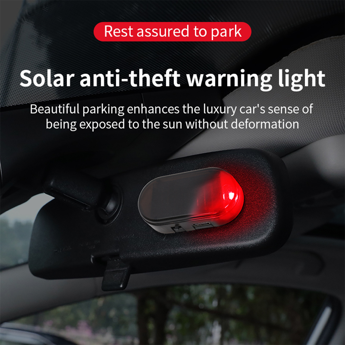 Car Mini LED Solar Warning Lig - đánh giá và giá Lighting Interior Decor