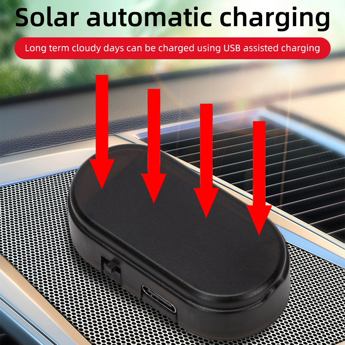 Car Mini LED Solar Warning Lig - đánh giá và giá Lighting Interior Decor