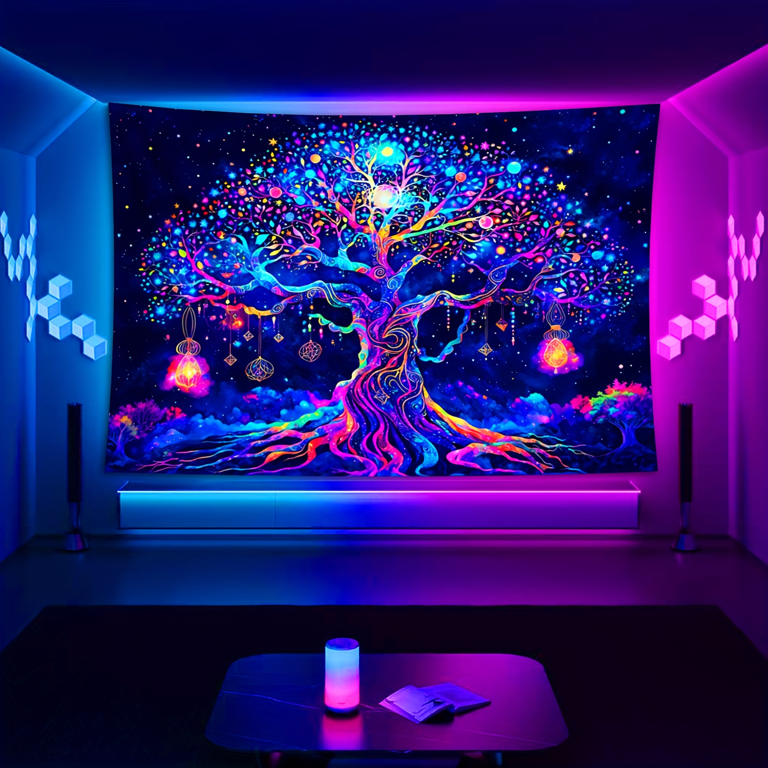 VIKAMA Black Light Tree of Lif - đánh giá và giá Wall Decor Lighting Tree