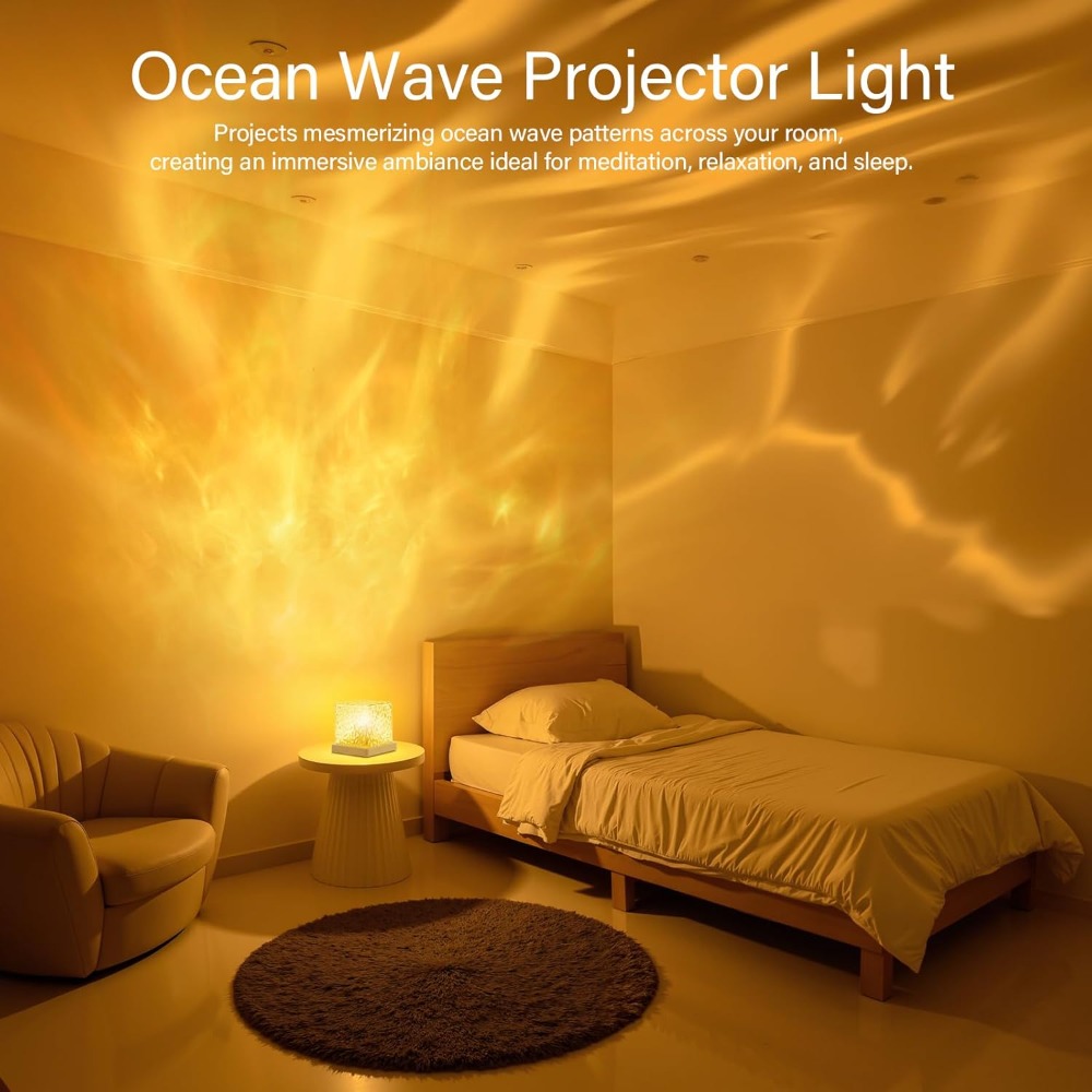 Ocean Wave Projector Light, 16 - đánh giá và giá Room Decor Lighting Lamp