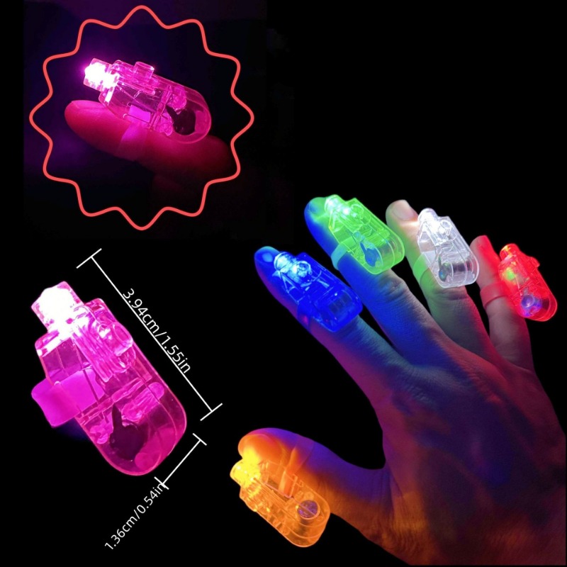 50/100 Pcs LED Finger Lights G - đánh giá và giá Decor Lighting Hours