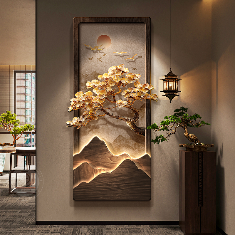 New Chinese style luxury tree  - đánh giá và giá Wall Decor Lighting Tree