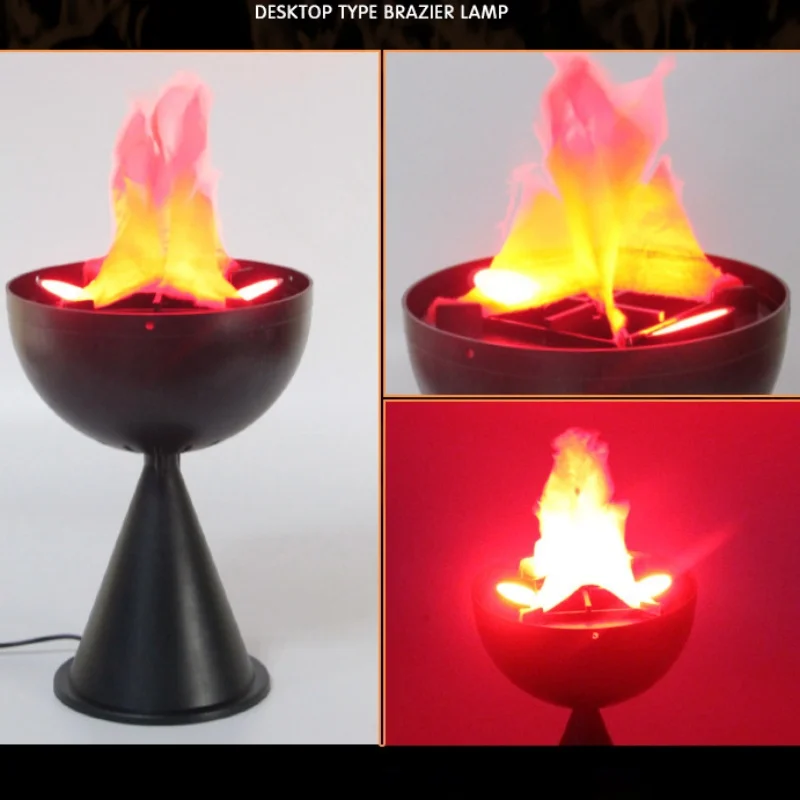 3D Fake Flame Lamp Simulation  - đánh giá và giá Room Decor Lighting Lamp