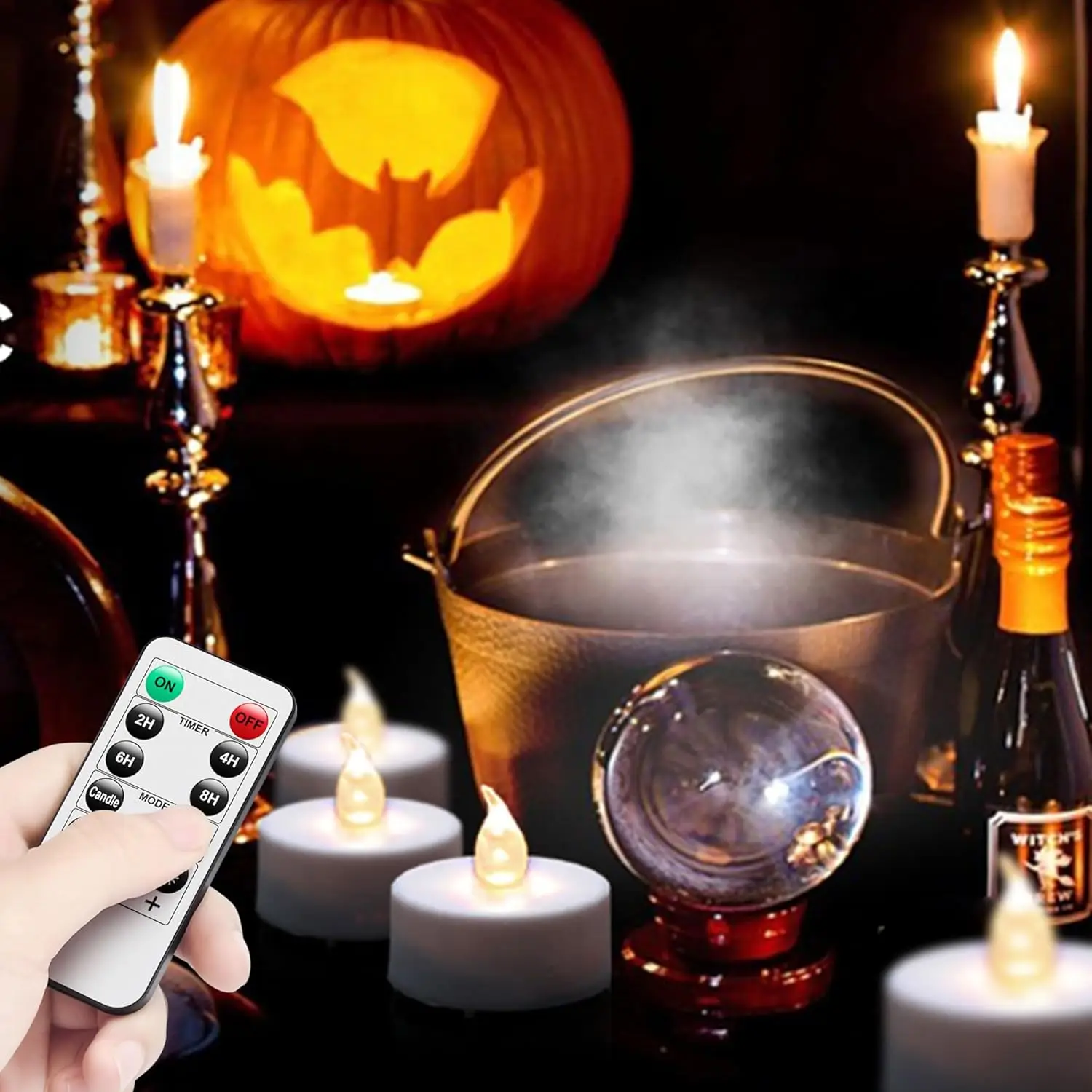 Remote Control Flameless LED T - đánh giá và giá Decor Lighting Hours