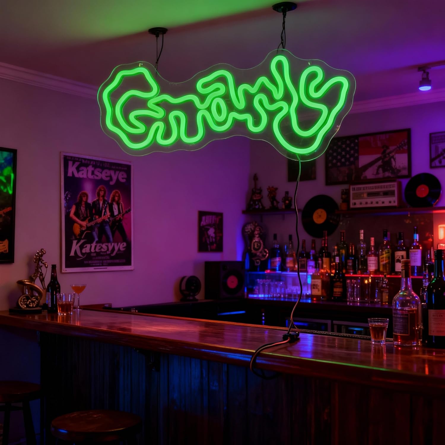 Gnarly Neon Sign Art Wall Ligh - đánh giá và giá Lighting Christmas Decor