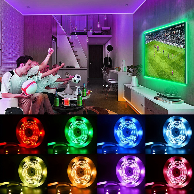 RGB Led Strip Lights with Remo - đánh giá và giá Decor Lighting Hours
