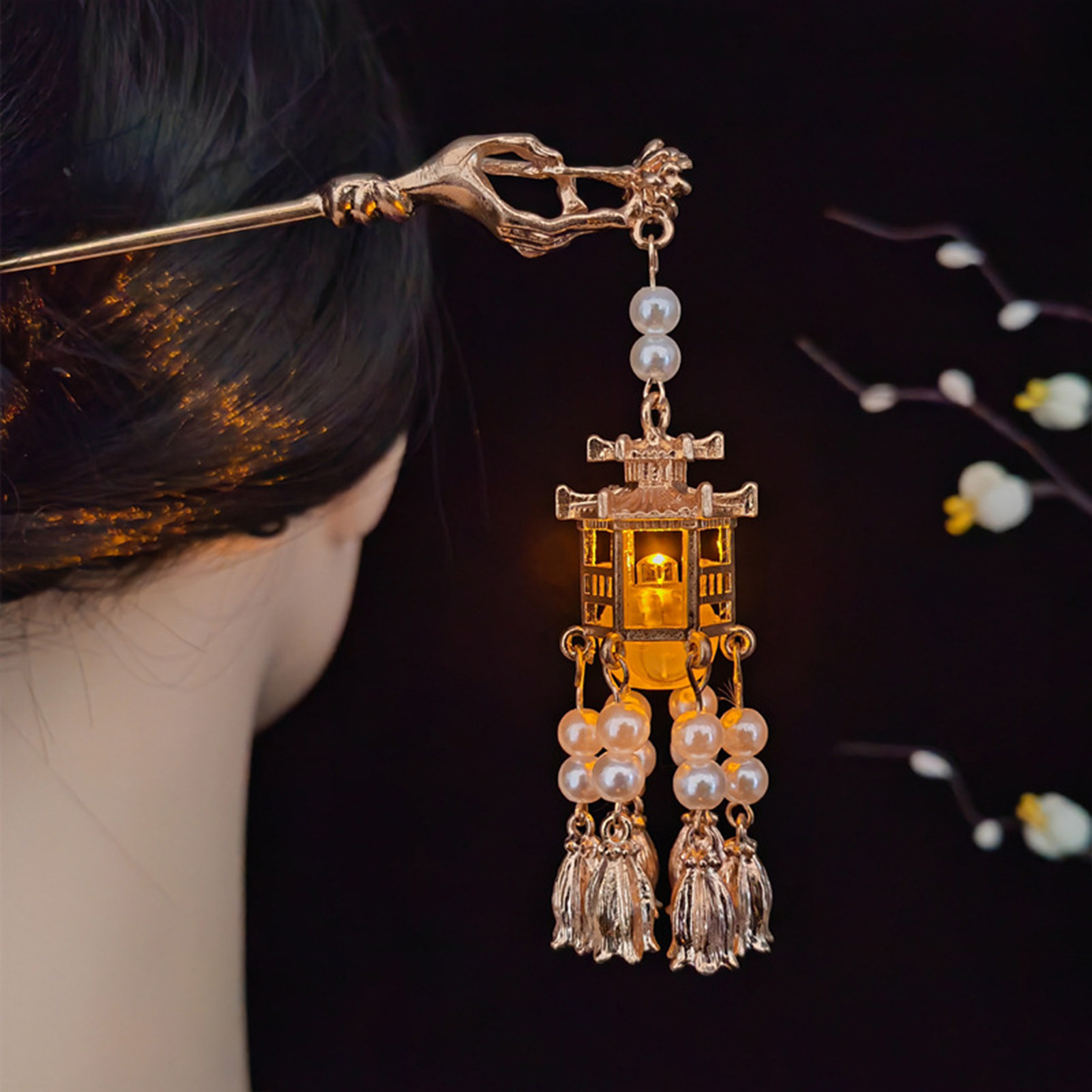 Retro Chinese Style Hair Stick - đánh giá và giá Lighting Christmas Decor