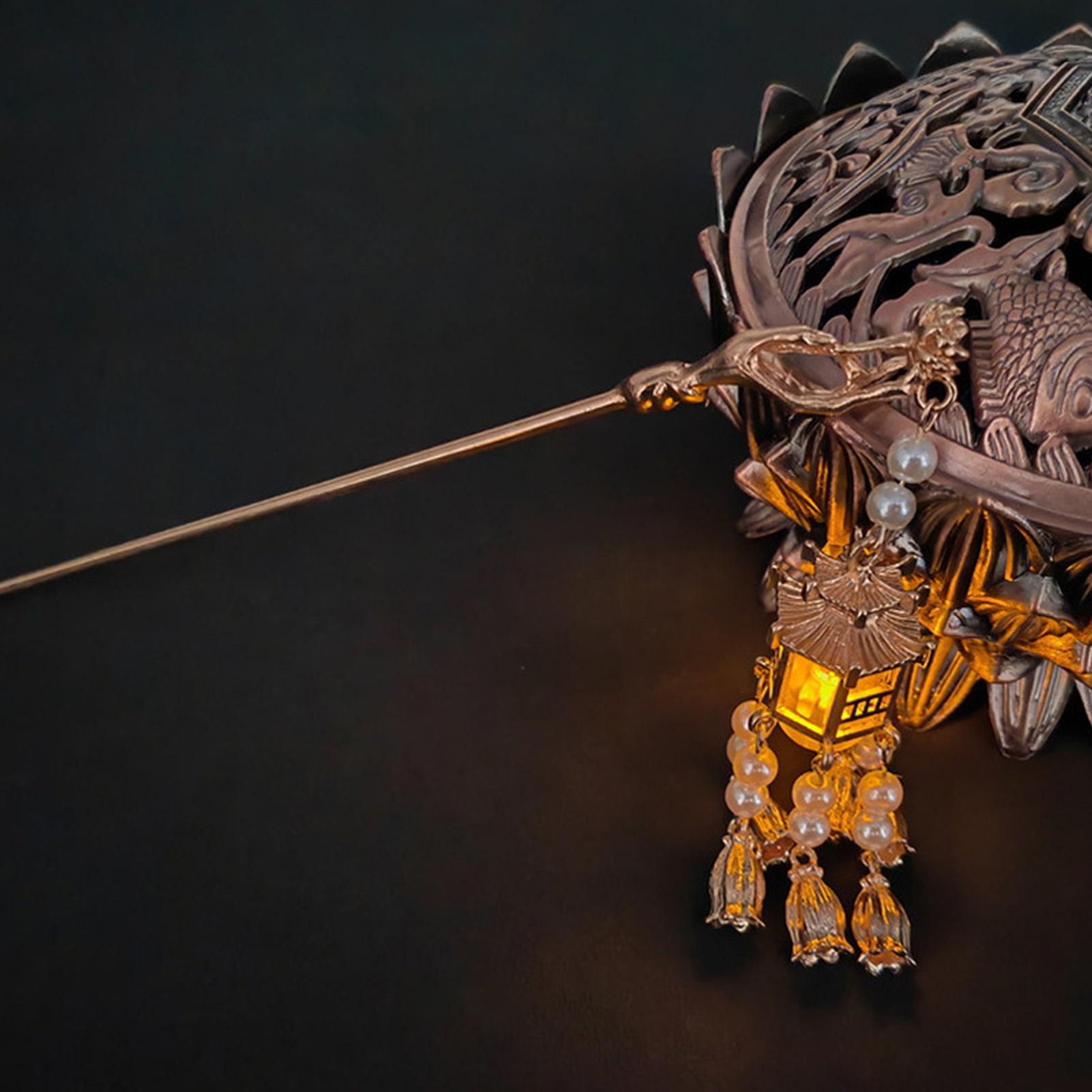 Retro Chinese Style Hair Stick - đánh giá và giá Lighting Christmas Decor